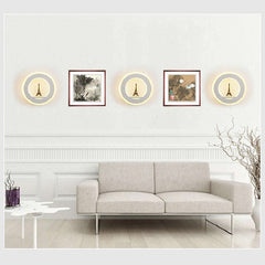 Iron tower LED wall lamp bedroom living room parlor study corridor aisle lights child Cartoons Bedside wall lamp Acrylic lamps