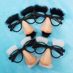 Halloween Disguise Glasses Creative Nose And Mustache Glasses Funny Adult/children Big Nose Tricky Props Festival Supplies