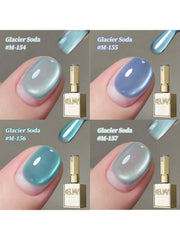 YICKYUE  -  15ml New Popular Blue Cat Eye Nail Gel Polish Semi Permanent Nail Art Soaking UV LED Nail Salon DIY