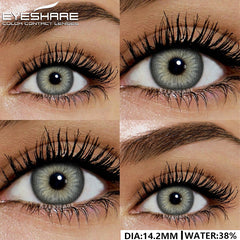 YICKYUE  -  Colored Contact Lenses for Eyes Natural Eye Lenses Gray Contacts Green Eye Lens Blue Eye Lens Fashion Lenses 1Pair/2Pcs