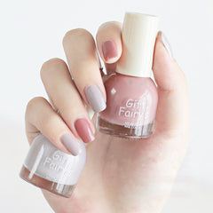 10ML Nail Polish Water-based Peelable Normal Nail Polishes Quick Drying Free Baking Long-lasting Matte Pure Color Gel Varnishes