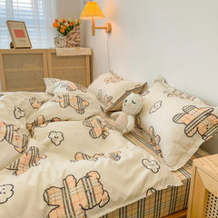 Cute Bedding Set Nordic Covers and Sheets...queen Bedding Nordic Children's Case Comforter Bedding Sets Qu.. Adornment 2 Person.