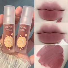 Yickyue Matte Lip Gloss Makeup Long Lasting Red Velvet Easy To Wear Lip Mud Waterproof Creamy Non Sticky Cup Lip Tint Women Lip Cosmetic