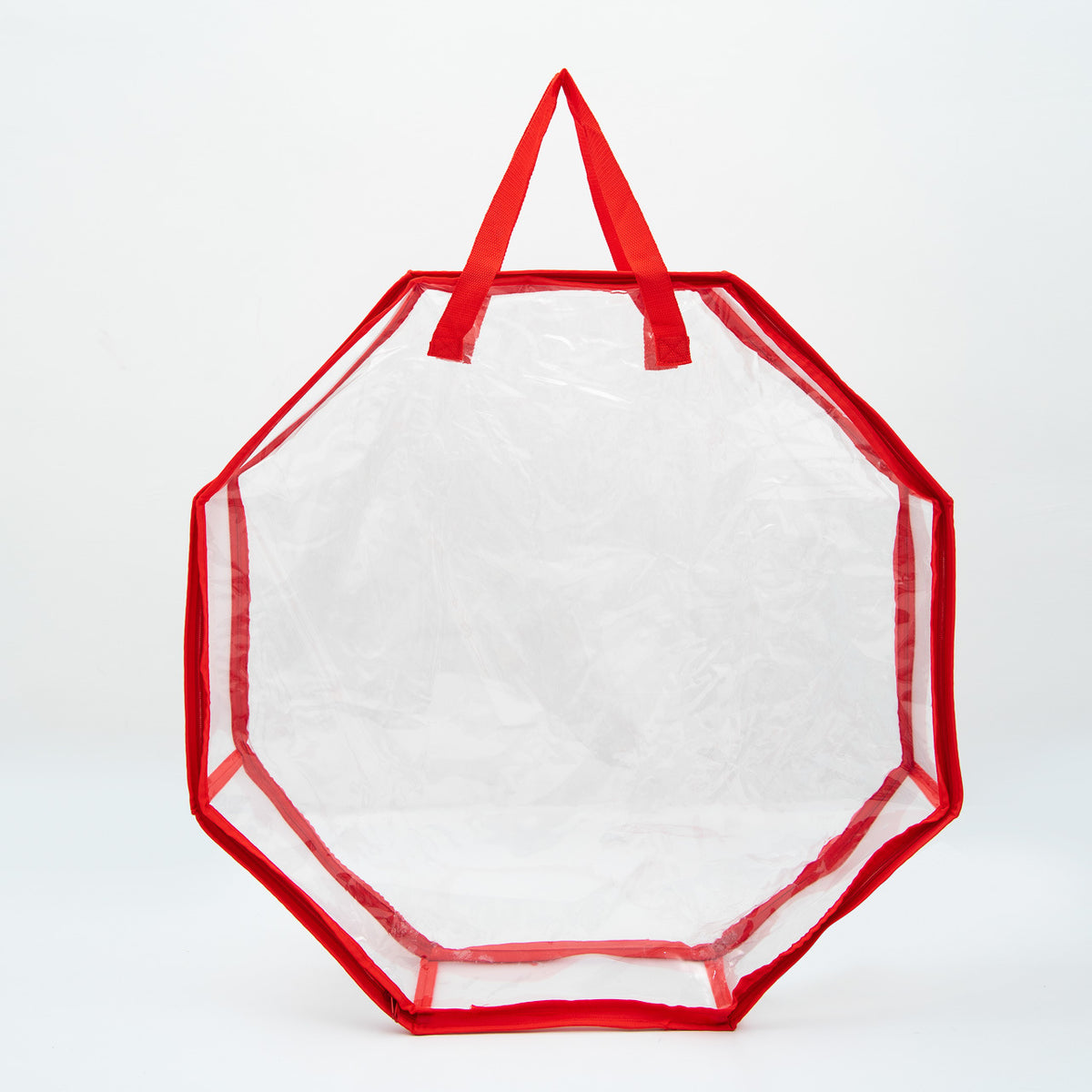 YICKYUE  -  Octagonal PVC Christmas Wreath Fully Transparent Storage Bag