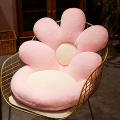 Nordic Style Nice Soft Plush Cushion Cotton Filling Flower Chair Cushion Office Cushion Sofa Floor Pillow Girl Bedroom Decor