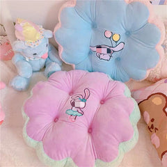 Flower Plush Throw Pillow Soft Plant Cartoon Chair Cushion Living Bedroom Home Decorative Pillows Sofa Cushions Birthday Gifts