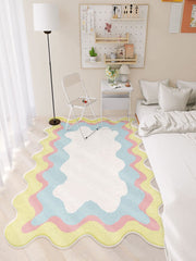 Yickyue Irregular Living Room Carepts Modern Design Cute Bedroom Rug Girls Bedroom Decoration Rug Kawaii 귀여운 깔개 милый ковер Tapis سجادة