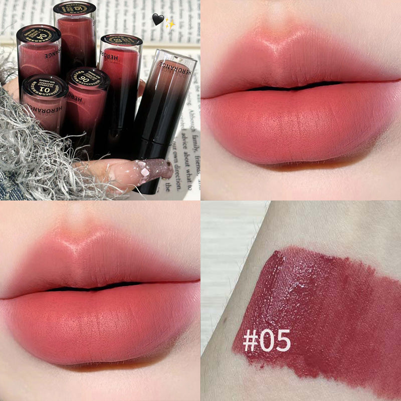 YICKYUE  -  Low Saturation Mirror Water Light Lip Gloss Mirror Russet Liquid Lipstick Moisturizing Lip Tint Nature Nude Lips Makeup Cosmetic