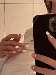 Yickyue White Extension Nails