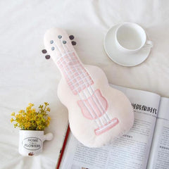 guitar pillow stuffed plush musical instrument ukulele toy kids toys birthday gift for child