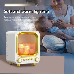 YICKYUE  -  New 3 In1 Red White Black Crystal Aromatherapy Lamp Speakers Wireless Bluetooth Ultrasonic Humidifiers Aroma Diffuser for Home