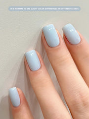 YICKYUE  -  1pc 15ml Baby Blue Gel Nail Polish Starter Pure Soak Off No Wipe Nail Gel Polish Suitable For All Seasons
