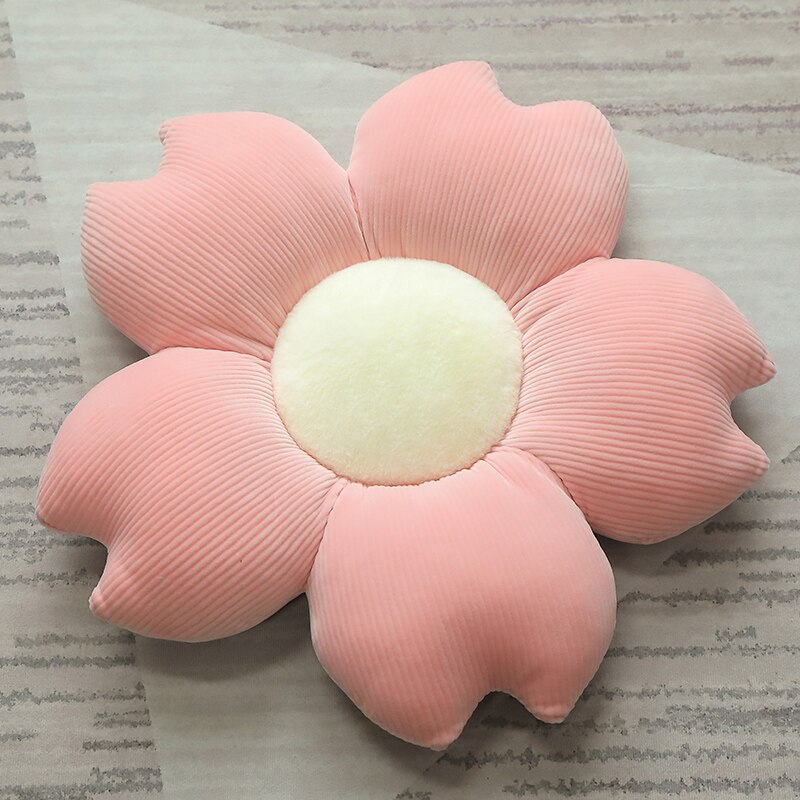 Cute Flower Pillows Decorative Cushions For Sofa Chair Plush Soft Home Office Living Room Floor Sitting Cushion Gift 40/50cm