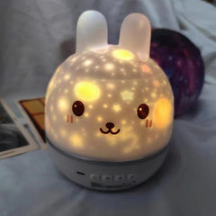 Starry Sky Projector Night Light Romantic Children's Bedroom Dream Girl Creative Sleep Atmosphere Gift Table Lamp Bedroom Decor