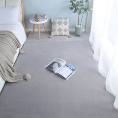 YICKYUE  -  Plush Pink Thick Carpet Living Room Decoration Fluffy Bedroom Carpets Anti-slip Floor Soft Coral Velvet Rugs Solid Large Carpets