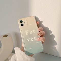 Original Queen forever matte soft silicone letter phone case for iphone x xr xs max 11 12 mini pro max 7 8 plus cover capa