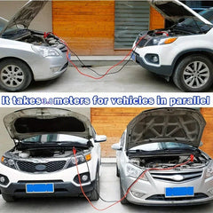 YICKYUE  -  3.8M Car Jumper Cables Emergency Power Start Cable Auto Battery Booster Jumper Battery Starter Tool for 2.5 Displacement Vehicle