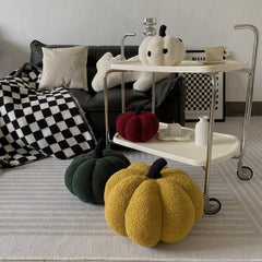 Yickyue Creative Wave Point Pumpkin Pillow Nordic Retro Style Pumpkin Pillow Light Luxury Home Decoration Children's Pumpkin Pillow