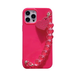 Ins love bracelet phone case couples cover for iphone 11 12 pro max mini 7 8 plus se 2020 xsmax x xr soft silicone cute capa