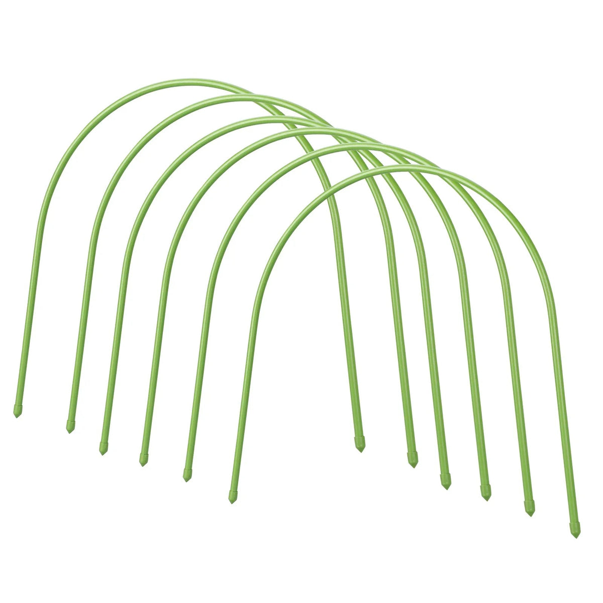 YICKYUE  Greenhouse Hoop Plant Support Stakes Vine Climbing Plastic Coated Steel Pipe Arch Rack Vegetables Growth Garden Accessories