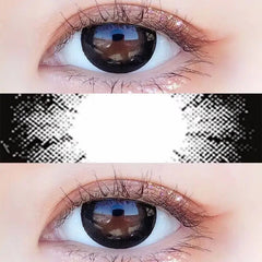 YICKYUE    1 Pair Color Contact Lenses for Big Eyes Fashion Beauty High Quality Black 14.5mm Contact Cosmetic Eye Contacts lens