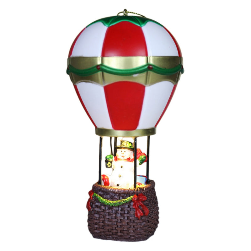 YICKYUE  -  Christmas Santa Hot Air Balloon Ornament with LED Light Merry Christmas Decoartions For Home Xmas Ornaments Navidad 2024