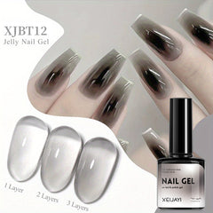 YICKYUE  -  Jelly Gel Nail Polish Transparent Nude Soak Semi-permanent Varnish Top Coat Gel Polish Nail Art All for Manicure