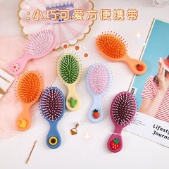 W&G Kawaii Comb Korean Mini Cartoon Air Bag Comb Ins Cute Girl Heart Air Cushion Comb Hairdressing Comb Home Decoration Prop