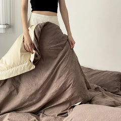 YICKYUE  -  Vintage Jacquard Bed Set of Four Pieces Made of Pure Cotton 2023 New High Quality Bedding Sheet and Quilt Cover
