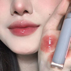 6 Color Mirror Water Lip Gloss Transparent Glass Lip Oil Waterproof Moisturizing Liquid Lipstick Pink Clear Tint Makeup Cosmetic