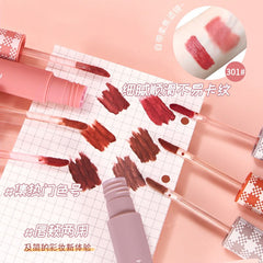 Yickyue Soft Matte Lipstick Lightweight Lip Clay Lip Cream Velvet Waterproof Long Lasting Smooth Lip & Cheek Makeup Lip Glaze Cosmetics