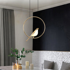 Nordic modern LED pendant lights Magpie bird chandeliers lamp indoor lighting bedroom kitchen living room home decor decoration