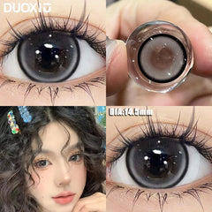 YICKYUE  -  2pcs Color Contact Lenses With Nature Black Lenses Myopia Degree-0.00~ -8.00 Beauty Pupil Makeup Eye Free Shipping